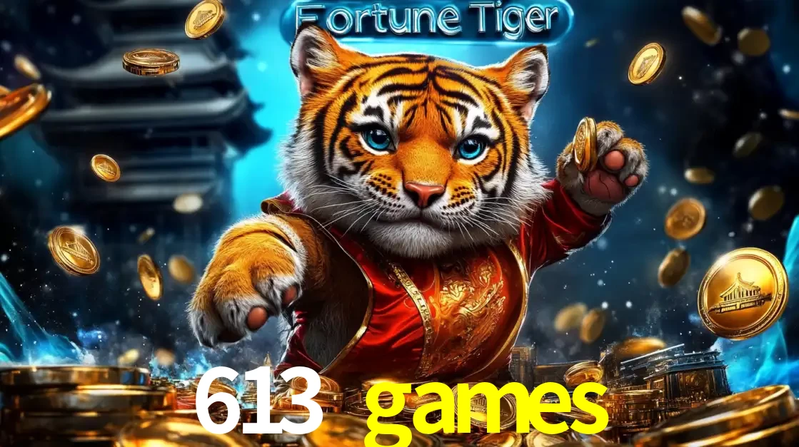 Imagem promocional do jogo de slot Fortune Tiger, com um tigre majestoso em traje tradicional cercado por uma fortuna em moedas de ouro, disponível agora no cassino 613 games.